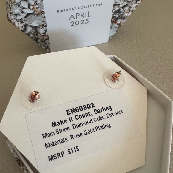 Make It Count, Darling Earrings – April 2025 Birthday Collection 🤍🎉 - Picture 2 of 5